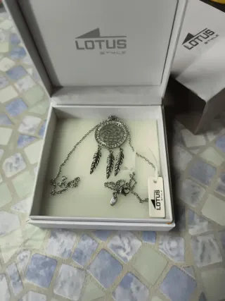 Collar Lotus Atrapasueños Plata