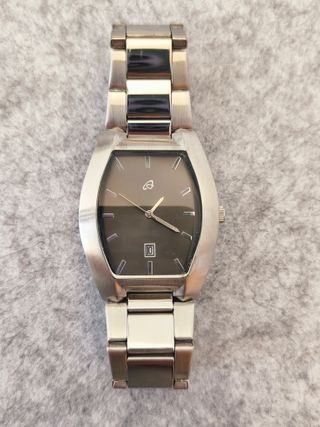 Relógio Aço Moderno - Novo Coleção