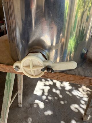 Depósito miel 50L acero inoxidable con asas