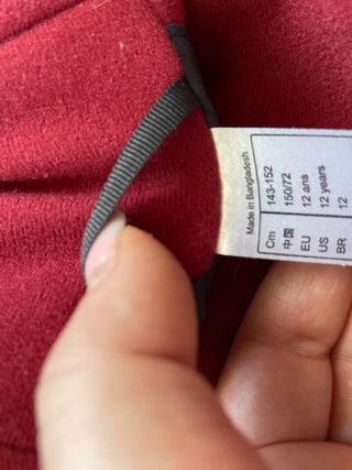 Chaqueta de esquí Snowbord talla -12 años