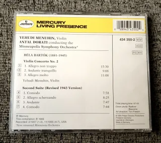 4CD Bartók Antal Dorati  Mercury Living Presence