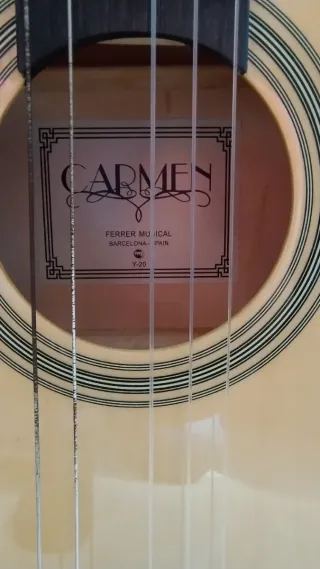 Guitarra Clásica Carmen Funda Afinador Cejilla etc