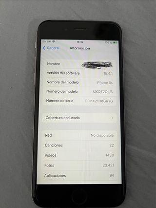 iPhone 6s 128GB Gris/Plata