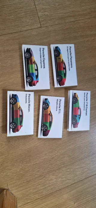 Imanes Catálogo Porsche (5 uds)