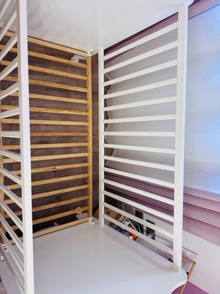 Cuna de bebé blanca