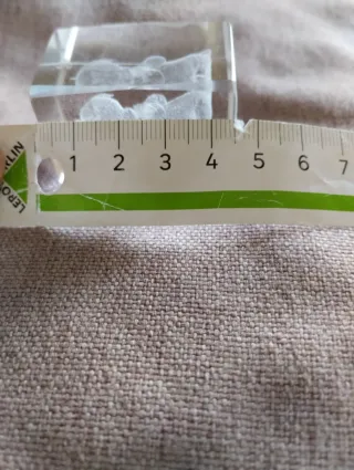 Pisa-papéis 3D Decorativo Elegante