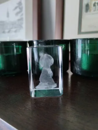 Pisa-papéis 3D Decorativo Elegante