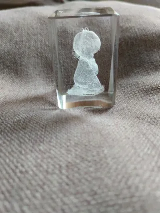 Pisa-papéis 3D Decorativo Elegante