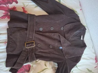 Abrigo marrón de pana