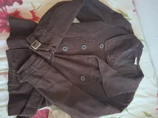 Abrigo marrón de pana