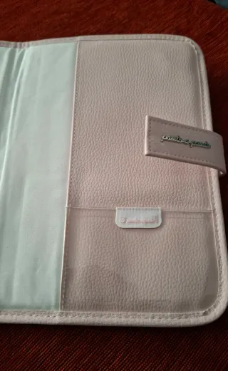 Portadocumentos Pasito a Pasito rosa (acolchado)