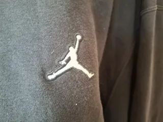 Sudadera Jordan Negra con Cremallera