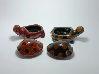 2 Tartarughe Decorative in Ceramica