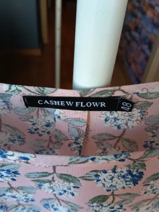 Blusón CASHEW FLOWER floral rosa talla xl