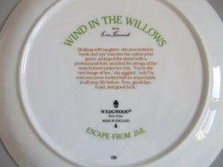 2 Piatti Wedgwood The Wind in the Willows