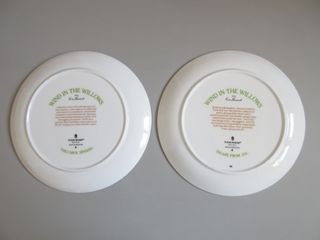 2 Piatti Wedgwood The Wind in the Willows