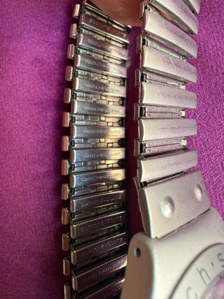 Swatch Irony Aluminio 1997 Correa Expansible Retro