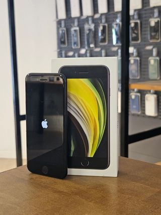 IPHONE SE 2020 128GB NEGRO BATE. 100%