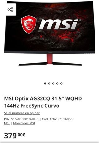 MSI 32 144Hz Curvo AG32CQ