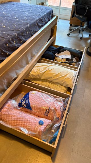 Cama nido doble con 3 cajones