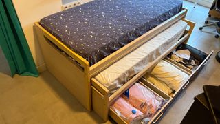 Cama nido doble con 3 cajones