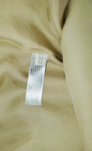 Falda Massimo Dutti Beige y Negra