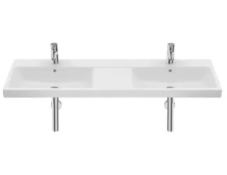 Lavabos Dobles Roca Porcelana Blancos