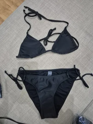 Bikini negro talla S