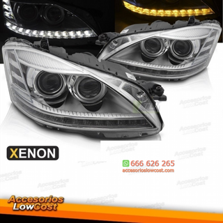 FAROS DE XENÓN LED para MERCEDES W221 CLASE S 05-