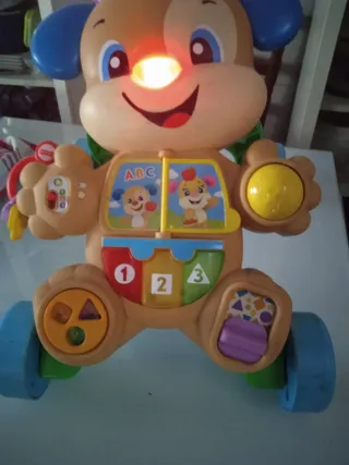 Andador Fisher price perro con pilas ,funciona