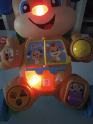 Andador Fisher price perro con pilas ,funciona
