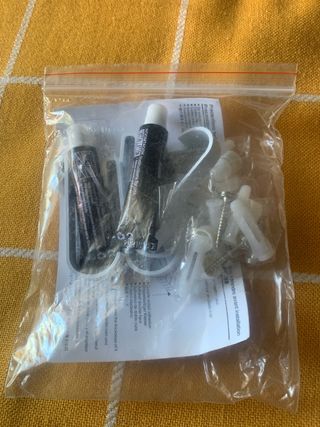 Estante de ducha blanco sin taladro (dos unidades)