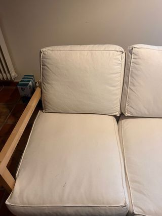 Sofá Ikea Lillberg madera estilo nórdico