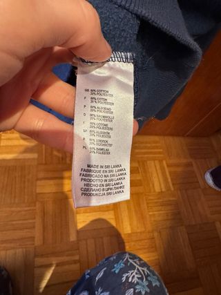 Sudadera Reebok Azul Marino