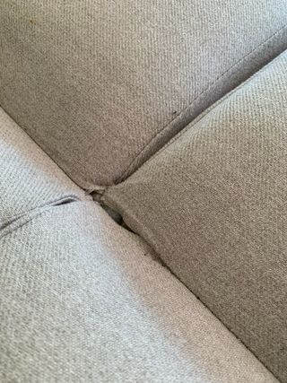 Sofá cama 3 plazas beige/gris