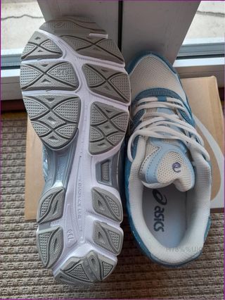 Asics Gel-NYC 1201A788-400 Azul Blanco Talla 37