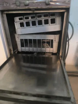 Lava copas industrial para piezas con soporte