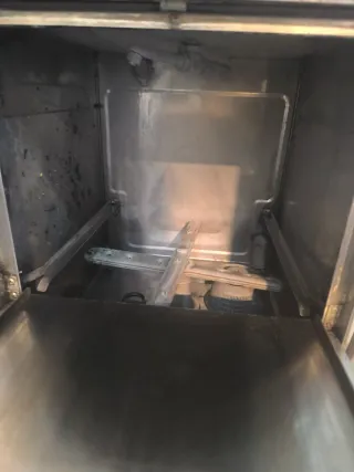 Lava copas industrial para piezas con soporte
