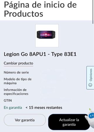 Console portatile Legion Go 83E1 2TB / 16GB RAM