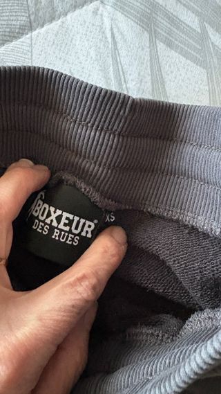 Boxeur Des Rues Pantalón Chándal Negro