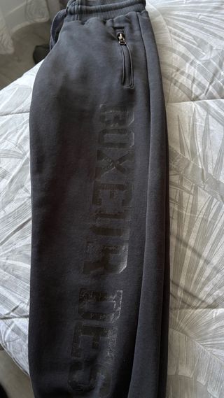 Boxeur Des Rues Pantalón Chándal Negro