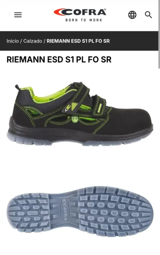 Sandalias Cofra RIEMAN ESD S1 (entrega  Barcelona)