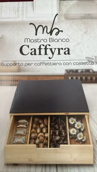 2Porta capsule Mastro Bianco Caffyra