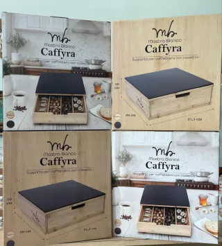 2Porta capsule Mastro Bianco Caffyra