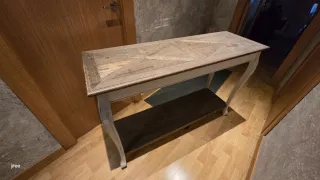 Consola recibidor madera estilo vintage