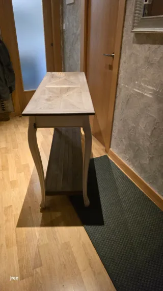 Consola recibidor madera estilo vintage