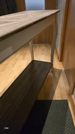 Consola recibidor madera estilo vintage