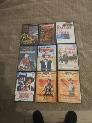 Lote 9 DVDs Western Varios Títulos
