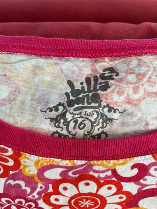 Camiseta Billabong Flores Hawaianas talla 16