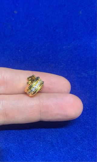 Charm Clip seguridad Lazo Dorado Pulsera pandora